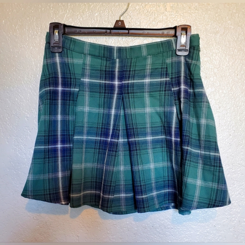 NWT plaid mini skirt